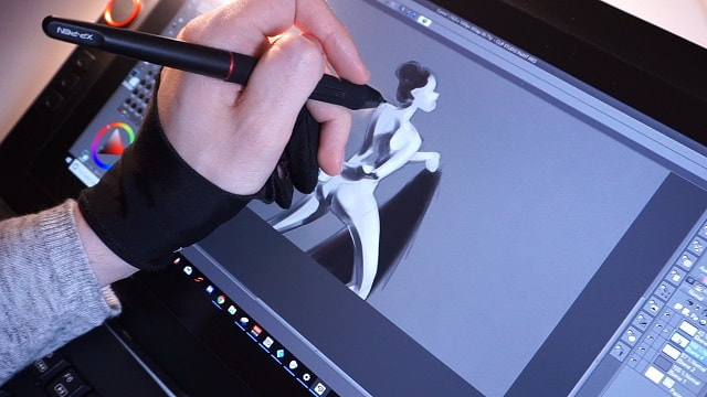 dessiner sur tablette graphique moniteur xp-pen artist 15.6 pro avec clip studio paint